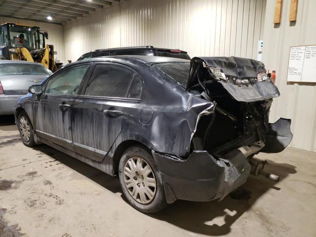 2HGFA16357H034862 - 2007 HONDA CIVIC DX BLACK photo 2