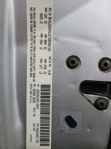 1B3ES56C05D118243 - 2005 DODGE NEON SXT SILVER photo 12