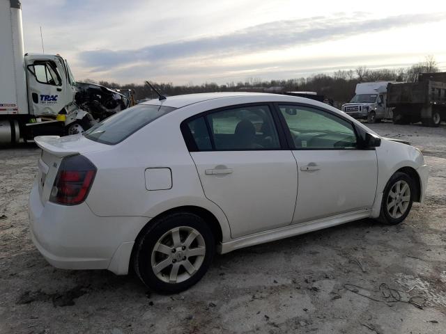 3N1AB6AP9CL621826 - 2012 NISSAN SENTRA 2.0 WHITE photo 3