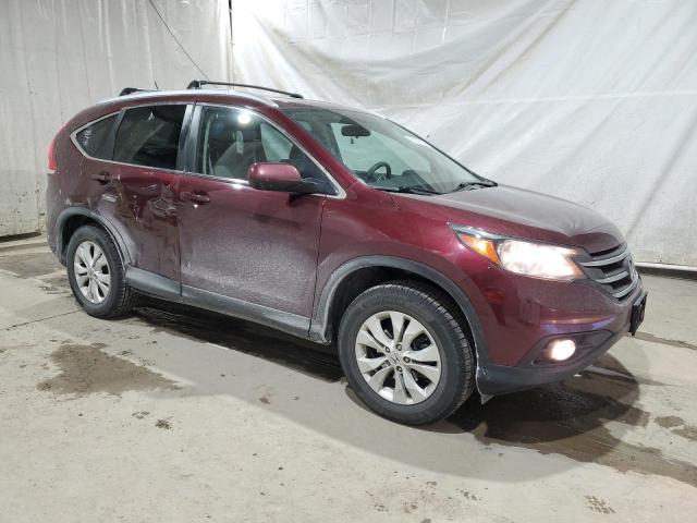 5J6RM4H56EL016500 - 2014 HONDA CR-V EX BURGUNDY photo 4