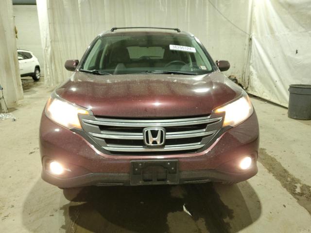 5J6RM4H56EL016500 - 2014 HONDA CR-V EX BURGUNDY photo 5