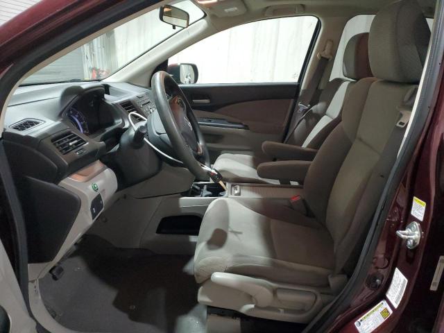 5J6RM4H56EL016500 - 2014 HONDA CR-V EX BURGUNDY photo 7