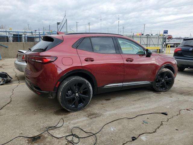 LRBFZNR44ND161047 - 2022 BUICK ENVISION ESSENCE Բորդո լուսանկար 3