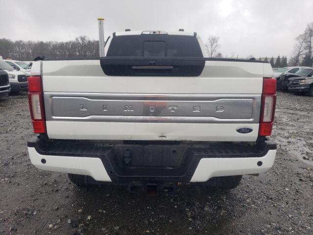 1FT8W3BT9LEC96864 - 2020 FORD F350 SUPER DUTY WHITE photo 6