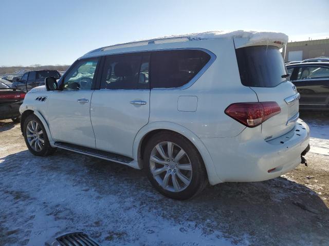 JN8AZ2NE8B9006061 - 2011 INFINITI QX56 WHITE photo 2