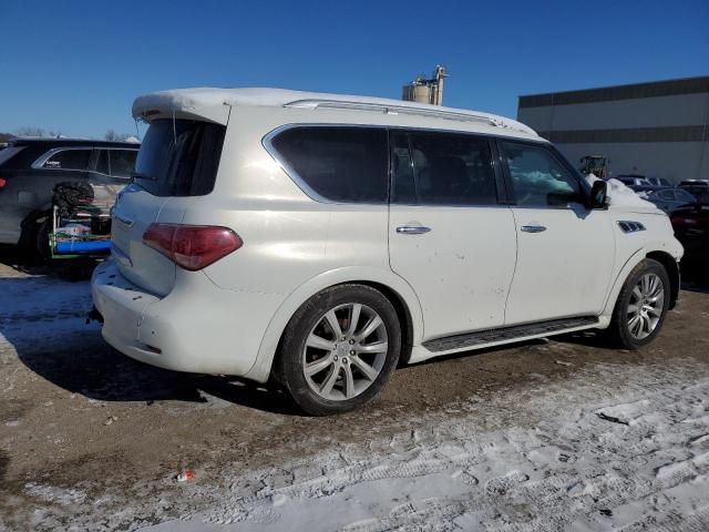 JN8AZ2NE8B9006061 - 2011 INFINITI QX56 WHITE photo 3