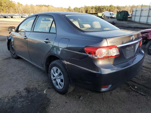 2T1BU4EE2CC848285 - 2012 TOYOTA COROLLA BASE GRAY photo 2