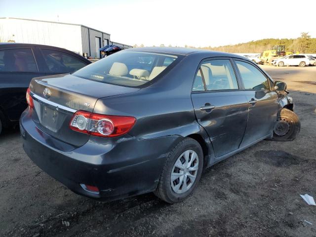 2T1BU4EE2CC848285 - 2012 TOYOTA COROLLA BASE GRAY photo 3