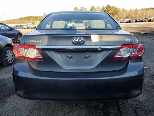 2T1BU4EE2CC848285 - 2012 TOYOTA COROLLA BASE GRAY photo 6