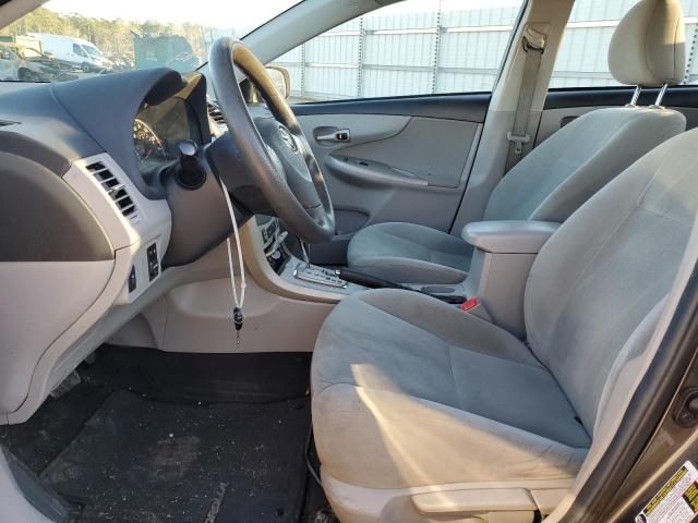 2T1BU4EE2CC848285 - 2012 TOYOTA COROLLA BASE GRAY photo 7