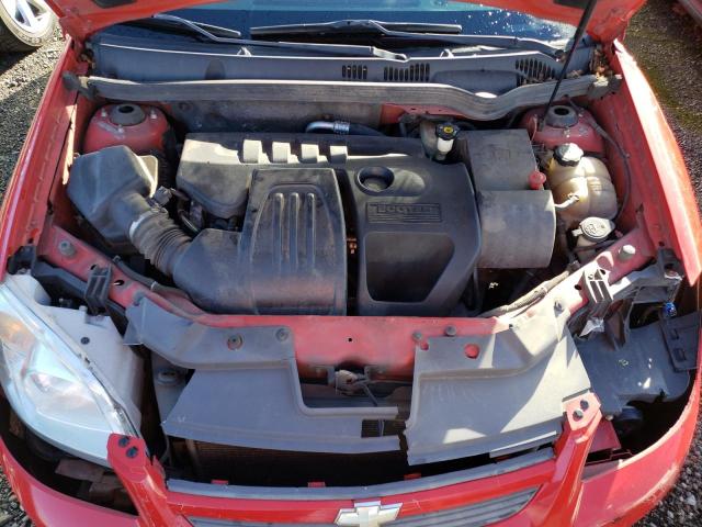 1G1AK18F887192776 - 2008 CHEVROLET COBALT LS RED photo 11