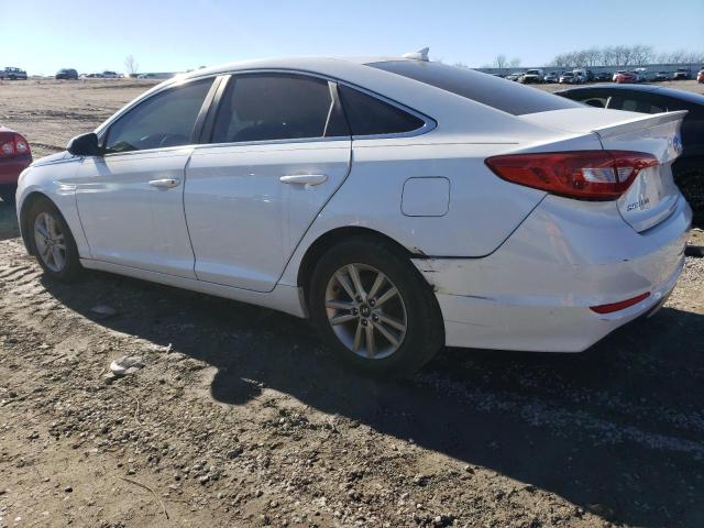 5NPE24AF1FH035992 - 2015 HYUNDAI SONATA SE WHITE photo 2