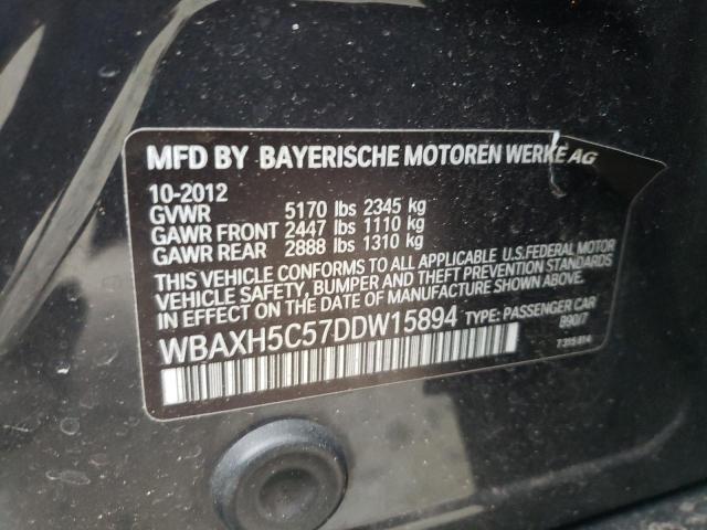 WBAXH5C57DDW15894 - 2013 BMW 528 XI GRAY photo 12