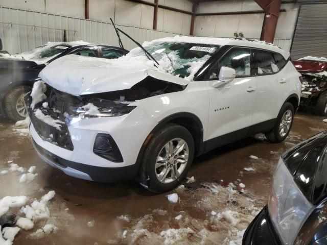 3GNKBBRA3MS538286 - 2021 CHEVROLET BLAZER 1LT WHITE photo 1