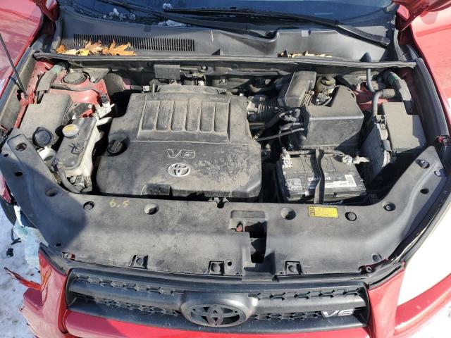 JTMBK33V695079380 - 2009 TOYOTA RAV4 RED photo 12