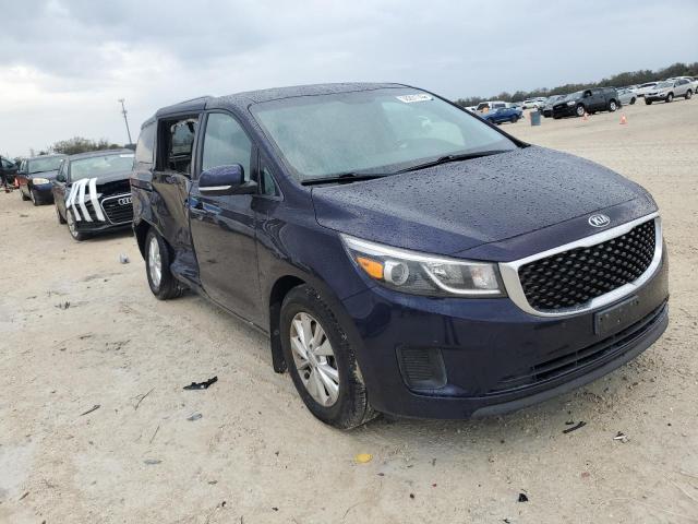 KNDMB5C15J6409736 - 2018 KIA SEDONA LX BLUE photo 4