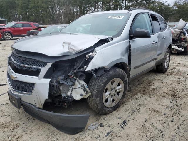 1GNKRFED8CJ150716 - 2012 CHEVROLET TRAVERSE LS SILVER photo 1