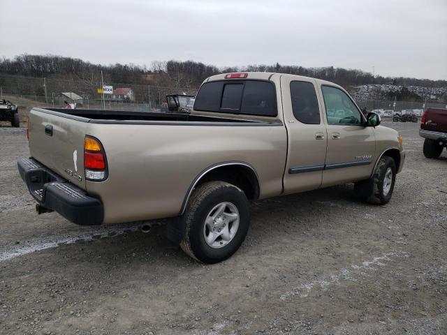 5TBBT44134S446262 - 2004 TOYOTA TUNDRA ACCESS CAB SR5 GOLD photo 3