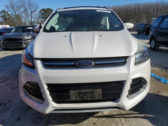 1FMCU0J94EUD14597 - 2014 FORD ESCAPE TITANIUM WHITE photo 5