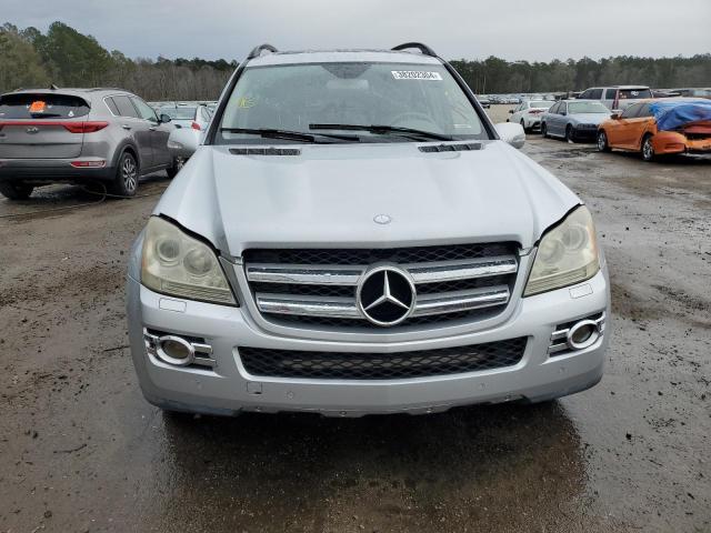 4JGBF71E67A120458 - 2007 MERCEDES-BENZ GL 450 4MATIC SILVER photo 5