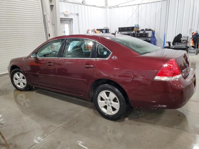 2G1WT58K979204227 - 2007 CHEVROLET IMPALA LT BURGUNDY photo 2