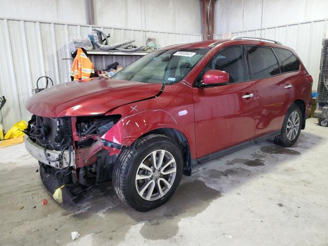 5N1AR2MN2EC687575 - 2014 NISSAN PATHFINDER S BURGUNDY photo 1