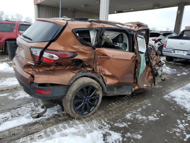 1FMCU0GD8HUD99945 - 2017 FORD ESCAPE SE ORANGE photo 3