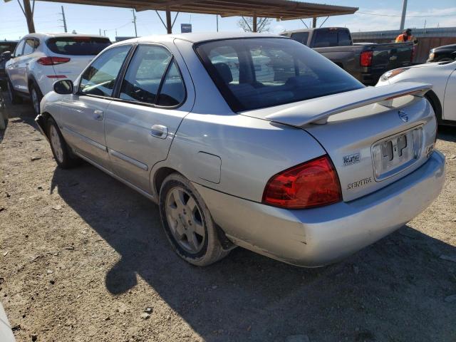 3N1CB51D66L511703 - 2006 NISSAN SENTRA 1.8 SILVER photo 2