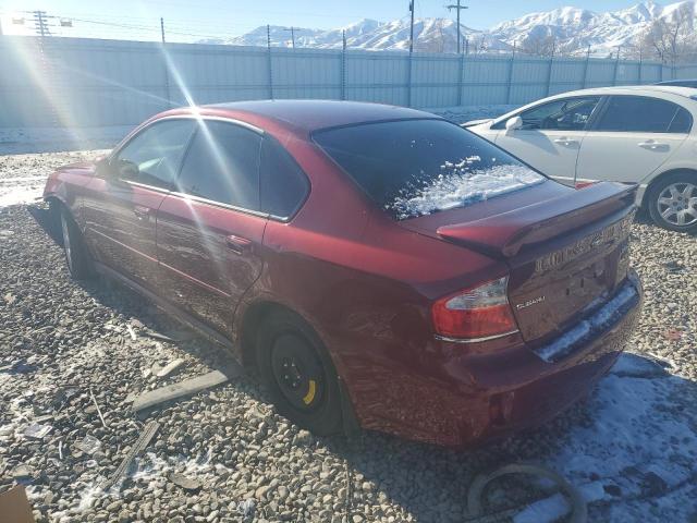 4S3BL616497236709 - 2009 SUBARU LEGACY 2.5 BURGUNDY photo 2