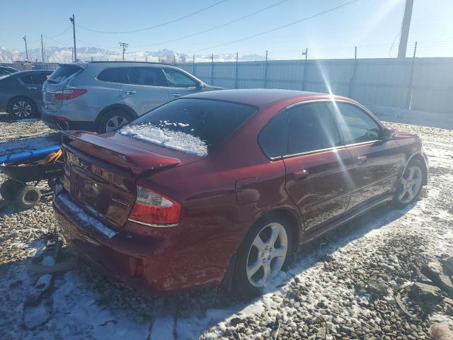 4S3BL616497236709 - 2009 SUBARU LEGACY 2.5 BURGUNDY photo 3