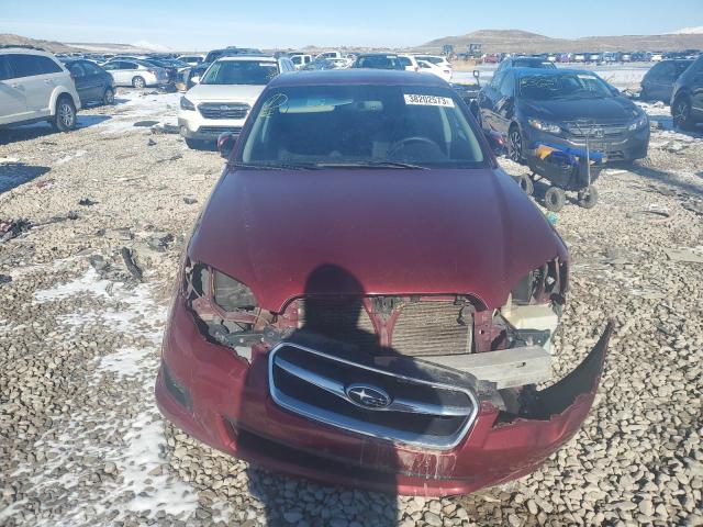 4S3BL616497236709 - 2009 SUBARU LEGACY 2.5 BURGUNDY photo 5