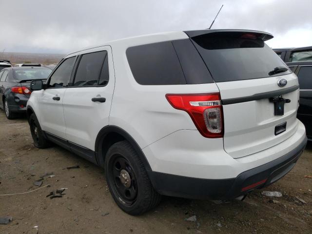 1FM5K8ARXDGB80155 - 2013 FORD EXPLORER POLICE INTERCEPTOR WHITE photo 2