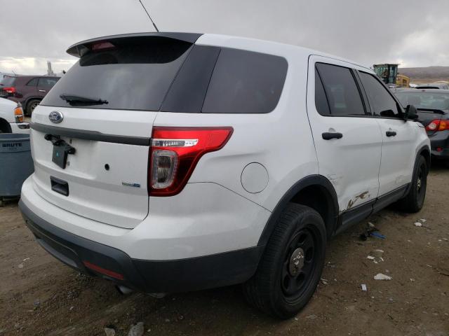 1FM5K8ARXDGB80155 - 2013 FORD EXPLORER POLICE INTERCEPTOR WHITE photo 3