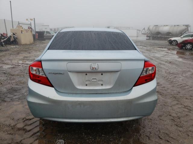 19XFB2F53CE015946 - 2012 HONDA CIVIC LX BLUE photo 6