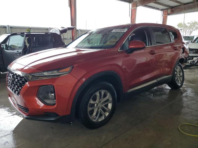 5NMS23AD8KH102672 - 2019 HYUNDAI SANTA FE SE RED photo 1