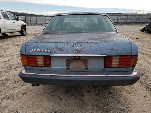 WDBCA35E4LA502796 - 1990 MERCEDES-BENZ 420 SEL BLUE photo 6