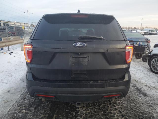 1FM5K8AR4GGC93023 - 2016 FORD EXPLORER POLICE INTERCEPTOR შავი ფოტო 6