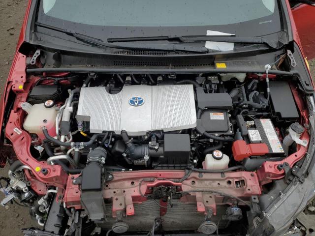 JTDKARFP4J3075122 - 2018 TOYOTA PRIUS PRIM 红色 照片 11