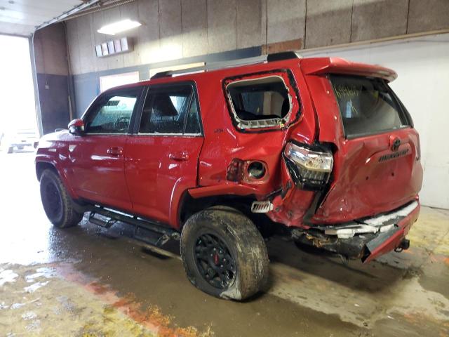 JTEBU5JR7K5699605 - 2019 TOYOTA 4RUNNER SR5 RED photo 2