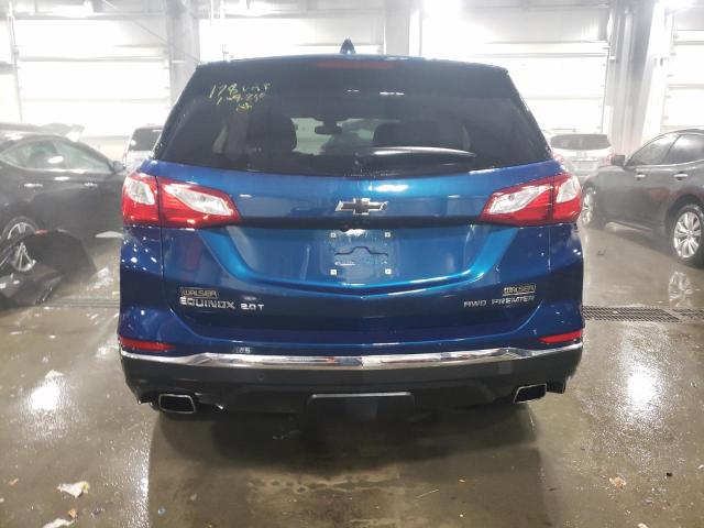 2GNAXYEX3L6149364 - 2020 CHEVROLET EQUINOX PREMIER BLUE photo 6