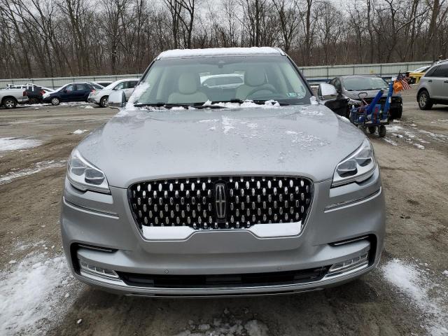 5LM5J9XC2MGL03195 - 2021 LINCOLN AVIATOR BLACK LABEL SILVER photo 5