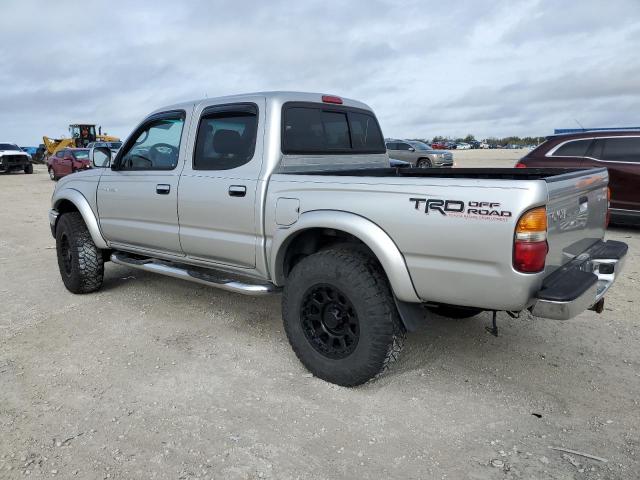 5TEGN92N22Z072625 - 2002 TOYOTA TACOMA DOUBLE CAB PRERUNNER SILVER photo 2