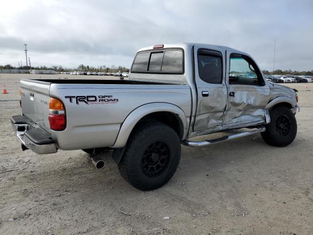 5TEGN92N22Z072625 - 2002 TOYOTA TACOMA DOUBLE CAB PRERUNNER SILVER photo 3