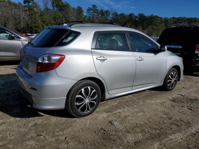 2T1KU4EE5AC372028 - 2010 TOYOTA COROLLA MA SILVER photo 3