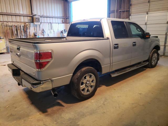 1FTFW1CT9DKE22413 - 2013 FORD F150 SUPERCREW SILVER photo 3