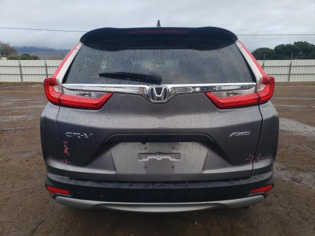 2HKRW6H31KH221295 - 2019 HONDA CR-V LX GRAY photo 6