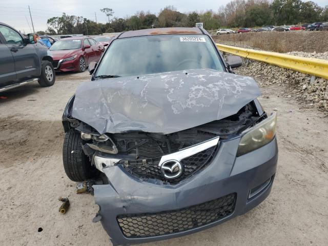 JM1BK12F781855925 - 2008 MAZDA 3 I GRAY photo 5