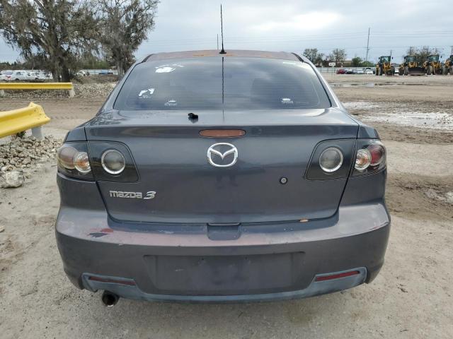 JM1BK12F781855925 - 2008 MAZDA 3 I GRAY photo 6