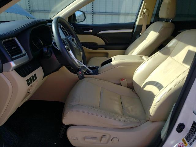 5TDKKRFH6GS122521 - 2016 TOYOTA HIGHLANDER XLE WHITE photo 7
