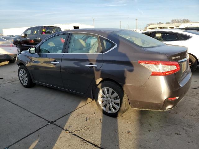 3N1AB7AP7DL773417 - 2013 NISSAN SENTRA S GRAY photo 2